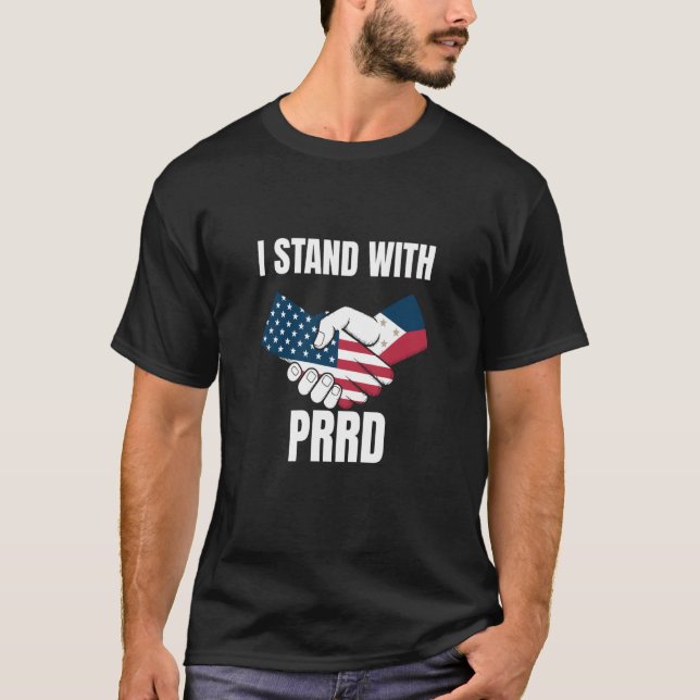 Camiseta Eu Apoio Digong Duterte PRRD DU30 Filipino (Frente)