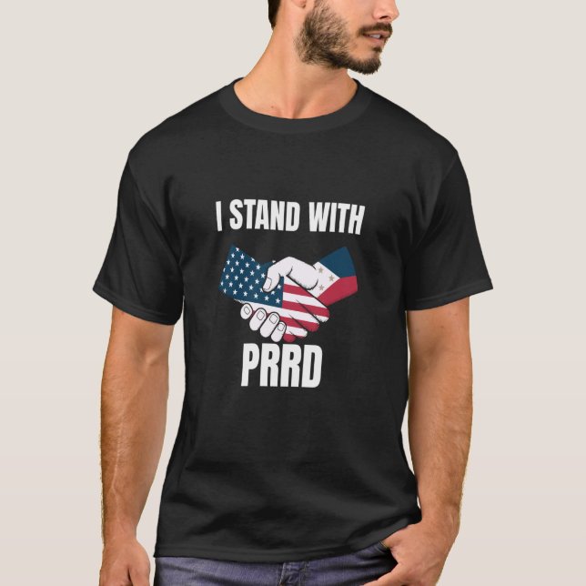 Camiseta Eu apoio Digong Duterte PRRD DU30 Philippine U (Frente)