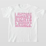 Camiseta Eu apoio feministas feministas e feministas femini<br><div class="desc">Eu apoio feministas feministas e feministas feministas</div>