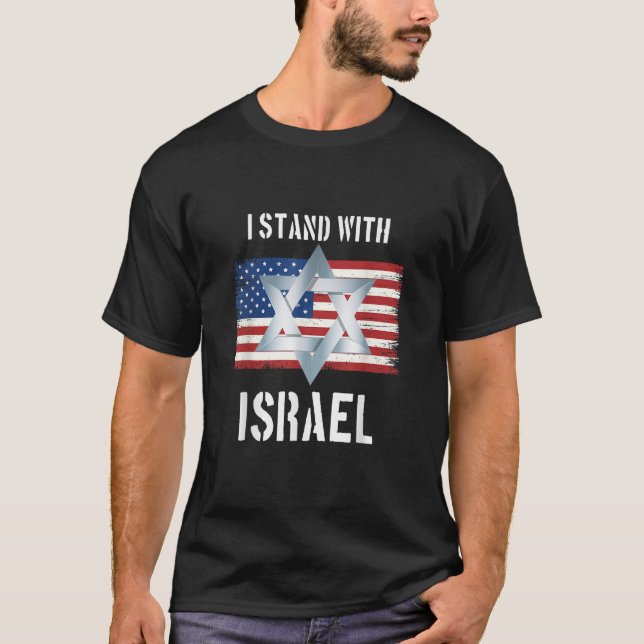 Camiseta eu apoio israel (Frente)