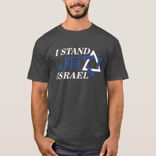 Camiseta Eu Apoio Israel Orgulho Preto