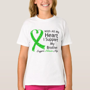 Camiseta Eu apoio meu irmão com todo o meu coração