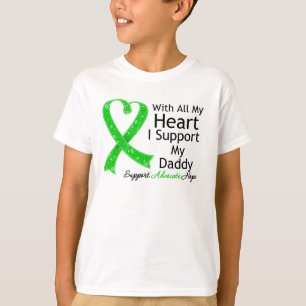 Camiseta Eu apoio meu pai com todo o meu coração