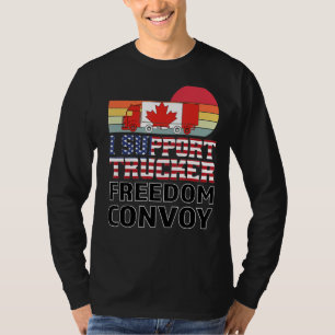 Camiseta Eu Apoio o Caminhoneiro da Liberdade 2022, EUA Can