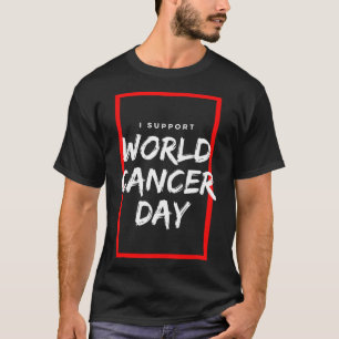 Camiseta Eu Apoio o Dia Mundial do Câncer Quimioterapia Pac
