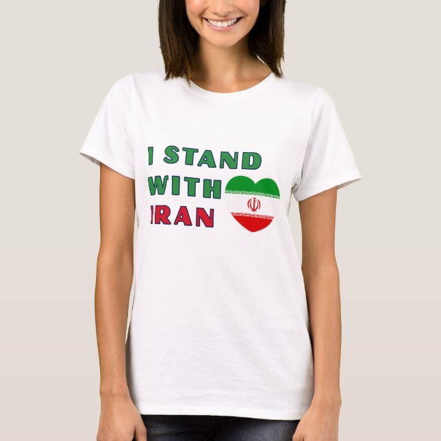 Camiseta Eu apoio o Irã (Frente)