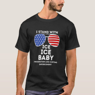 Camiseta Eu Apoio o Oficial de Patrulhamento de Fronteiras