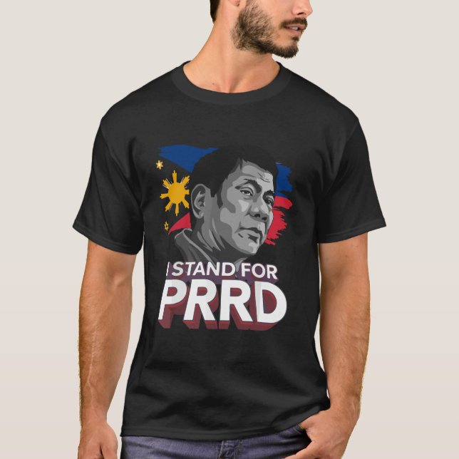 Camiseta Eu Apoio o Seguidor do PRRD Digong Duterte Filipin (Frente)
