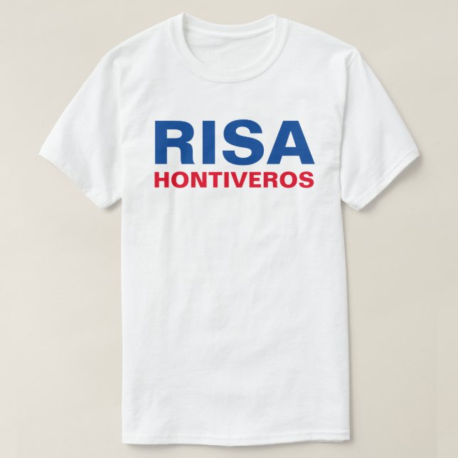 Camiseta Eu apoio o senador Risa Hontiveros PERSONALIZÁVEL (Frente do Design)
