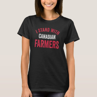 Camiseta Eu Apoio os Agricultores Canadenses Apoio ao Prote