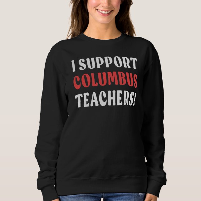 Camiseta Eu Apoio Professores Columbus Professores Columbus (Frente)