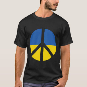 Camiseta Eu Apoio Ucrânia Fica Com a Ucrânia Bandeira Ucran