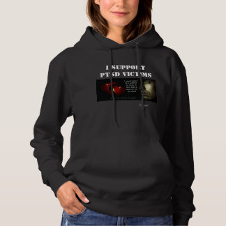Camiseta Eu apoio Vítimas PTSD Hoodie