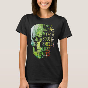 Camiseta Eu Aposto Que Minha Alma Cheira Como Uma Febre Do 