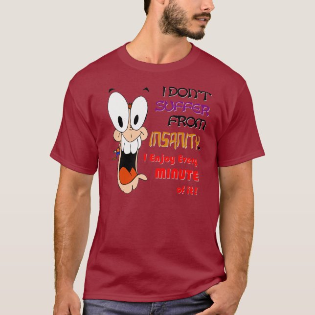Camiseta EU APRECIO a obscuridade da DEMÊNCIA (v2) (Frente)