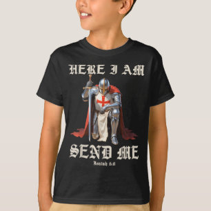 Camiseta Eu Aqui Estou Enviando Cavaleiros Templários