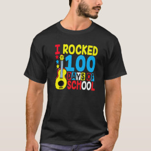 Camiseta Eu Arranjei 100 Dias De Música De Violão Na Escola