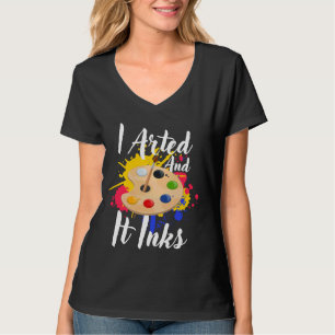 Camiseta Eu Arranjei E Ele Fala Com Artistas Engraçados Pin