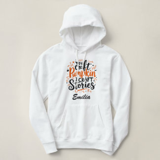 Camiseta Eu Artesanato Histórias de Halloween, Hoodie Perso