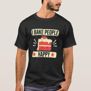 Camiseta Eu Assar O Decorador De Bolo Feliz Do Pessoas Faze