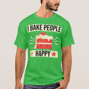 Camiseta Eu Assar O Decorador De Bolo Feliz Do Pessoas Faze