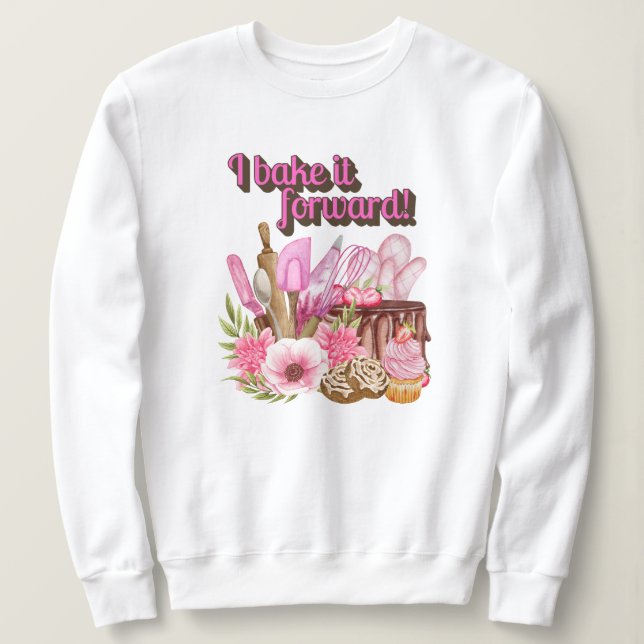 Camiseta Eu assar para a frente, citando o amor do assar (Frente do Design)