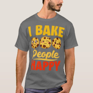 Camiseta Eu Assar Pessoas Feliz Cookies Cute Fazendo Confec