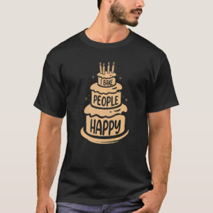 Camiseta Eu Assar Pessoas Felizes Para Fãs De Faca Ou De Fa
