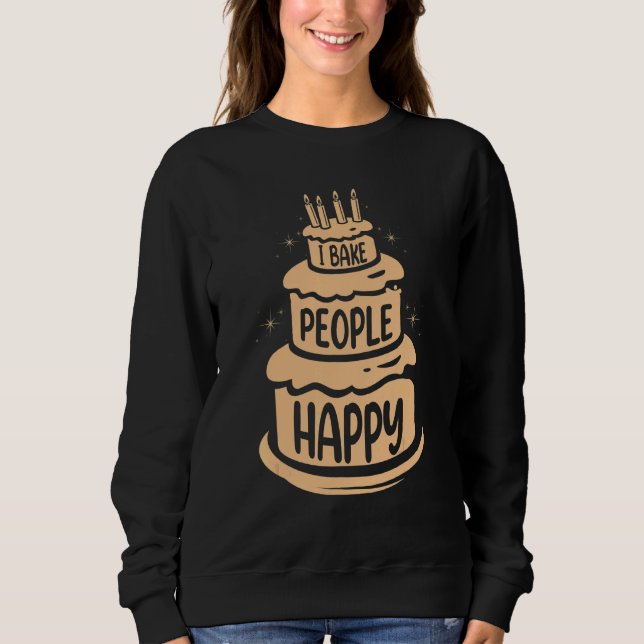 Camiseta Eu Assar Pessoas Felizes Para Fãs De Faca Ou De Fa (Frente)