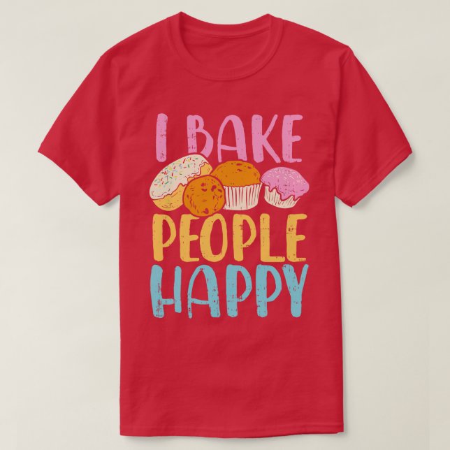 Camiseta Eu Assar Pessoas Happy 2 (Frente do Design)