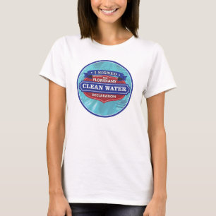 Camiseta Eu assinei a declaração da agua potável do