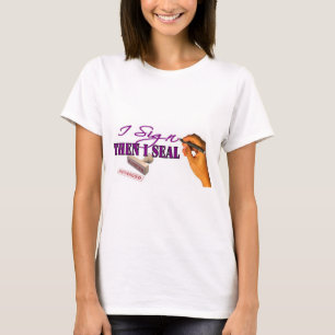 Camiseta Eu Assino Então Eu Selo