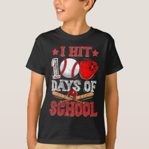 Camiseta Eu atingi 100 dias de aula Bysebyll Byt 100º dia d