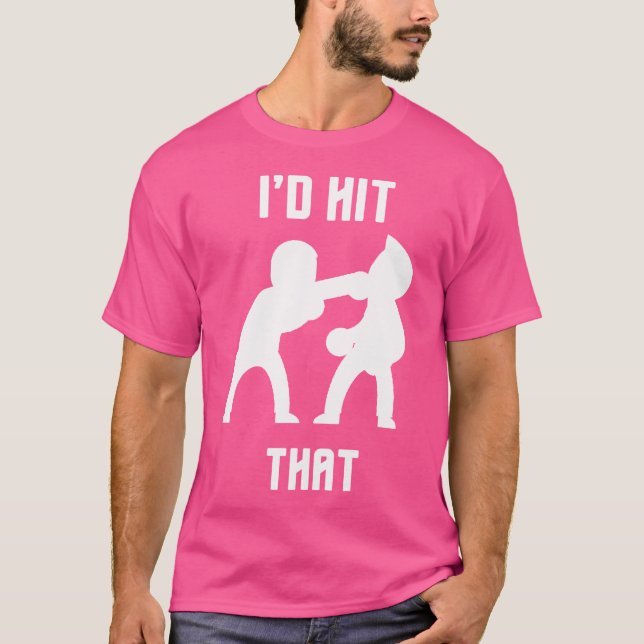 Camiseta Eu Atingiria Essa Engraçada Boxingkickboxing (Frente)