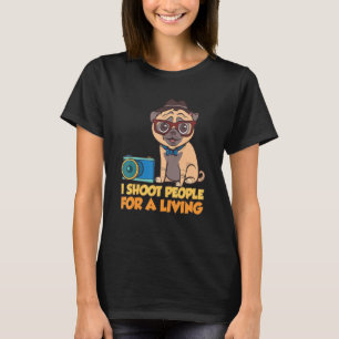Camiseta Eu Atirei Pessoas Para Uma Fotografia Viva Legal C