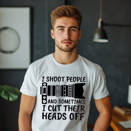 Camiseta Eu Atiro em Pessoas