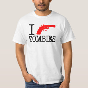 Camiseta Eu atiro em zombis