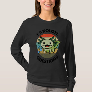 Camiseta Eu Axolotl questiona peixes ambulantes mexicanos v