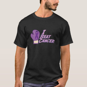 Camiseta Eu bati o cancer