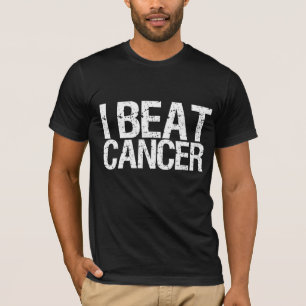 Camiseta Eu bati o cancer