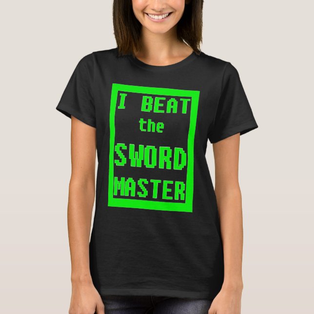 Camiseta Eu Bato a Espada Mestre da Espada Mestre (Frente)