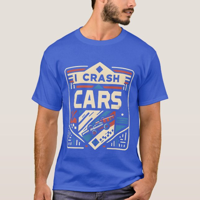 Camiseta Eu Bato Carros vintage (Frente)