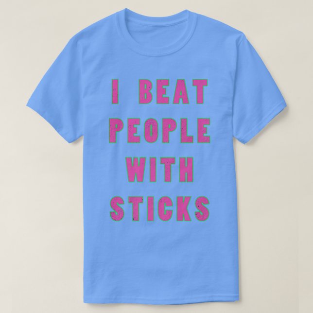 Camiseta Eu Bato Pessoas Com Pentes - Atleta de Ciências Es (Frente do Design)