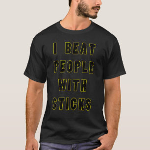 Camiseta Eu Bato Pessoas Com Pentes Crianças Roupas De Garo