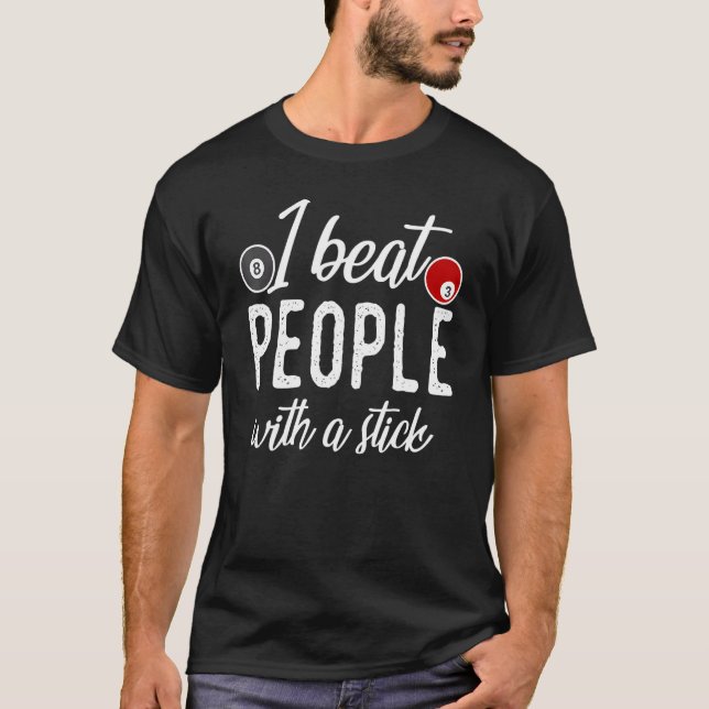 Camiseta Eu Bato Pessoas Com Um Bilhete De Piscina De Cande (Frente)