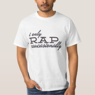 Camiseta Eu bato somente Caucasionally
