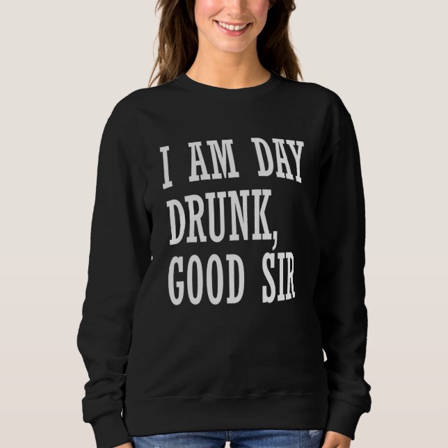 Camiseta Eu Bebado Dia Bom Senhor Bebendo Vinho (Frente)