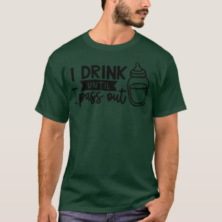 Camiseta Eu Bebo Até Sair