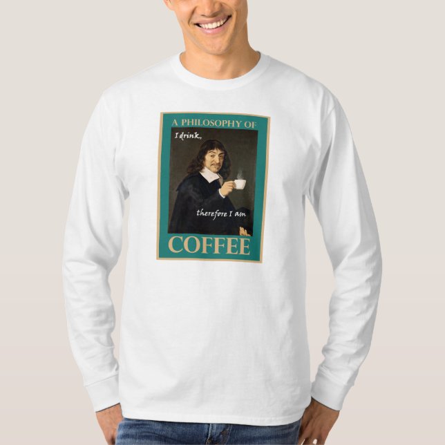 Camiseta Eu bebo, conseqüentemente eu sou (Frente)