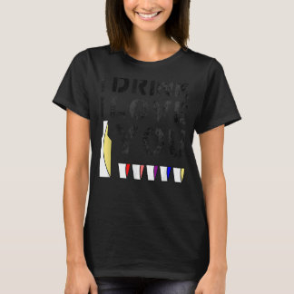 Camiseta Eu Bebo Eu Te Amo Humor Adulto Vintage